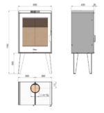 Poêle à bois - OCEAN 613 – Image 3