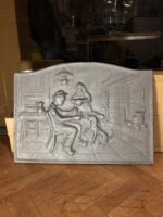 PLAQUE DE CHEMINEE EN FONTE (69*50cm)