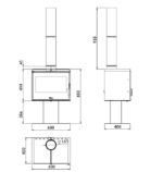 Poêle à bois - ATLANTIC 600 – Image 3